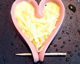 魚肉ソーセージとチーズのハート焼き作り方3写真