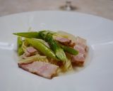 アスパラガスとベーコンのミルクパスタ　作り方7写真