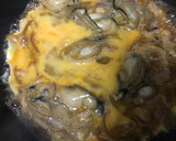 五分で簡単 牡蠣卵とじ丼 カキ作り方5写真