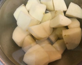 俺流！絶対に旨い…鶏皮のり塩ポテト作り方1写真