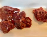 俺流!鶏レバーともやしの炒め物作り方3写真
