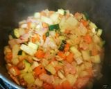 たっぷり野菜のミネストローネスープ作り方5写真