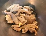 俺流！NEW鶏皮ポン酢（おまけスープ付）作り方3写真