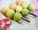桃の節句♥じゃがいも三色団子作り方10写真