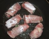 マリネ豚肉で✿大葉チーズ巻き作り方4写真