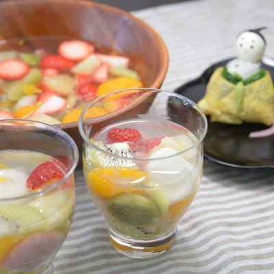 ひなまつりフルーツポンチ by ヒガマツ大学食育学部 【クックパッド