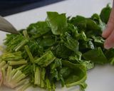 ちぢみほうれん草のクーリ作り方1写真