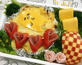キャラ弁に♡彼弁に♡ハート赤ウインナー♡作り方9写真