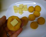 チーズinかぼちゃ餅☆作り方3写真