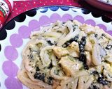 濃厚★美味【うどんのチキンカルボナーラ】作り方13写真