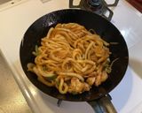 焼きうどんを超えた!本格チキンカレー焼きうどん作り方12写真