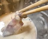 ぷち天ぷらどうぞ！アカイカ丸ごと揚げます作り方7写真