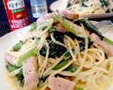 濃厚★美味【うどんのチキンカルボナーラ】作り方17写真