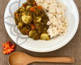 里芋とにんじんのドライカレー作り方11写真