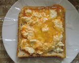 ３分で♪ニラ卵豆腐パン作り方3写真