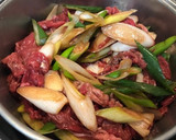 細切れ牛肉切り落とし牛肉で変わりすき焼き作り方3写真