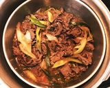 細切れ牛肉切り落とし牛肉で変わりすき焼き作り方5写真