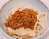 とろけるチーズと納豆の、ぶっかけうどん！作り方6写真