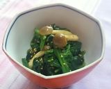 ほうれん草としめじのお浸し【母の味】作り方5写真