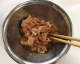 豚肉と野菜のごま炒め作り方2写真