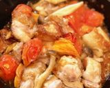 ドライマンゴーとトマトの鶏モモ煮込み作り方4写真