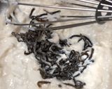 水菜と塩昆布の白和え作り方1写真