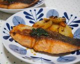 鮭の大葉醤油ソテー♪大葉醤油ソースが美味作り方8写真