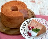 いちごのマーブルシフォンケーキ作り方17写真