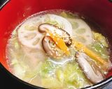 簡単!10分 中華風 れんこん汁作り方4写真