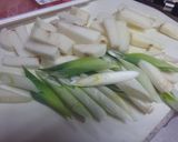シャキシャキ　長芋と豚肉のオイマヨ炒め作り方1写真
