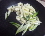シャキシャキ　長芋と豚肉のオイマヨ炒め作り方2写真