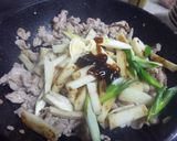シャキシャキ　長芋と豚肉のオイマヨ炒め作り方4写真