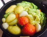 冷凍とチンで時短♪丸ごと野菜の和風ポトフ作り方4写真