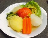 冷凍とチンで時短♪丸ごと野菜の和風ポトフ作り方5写真