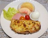 新じゃが芋のクロックムッシュ風作り方5写真
