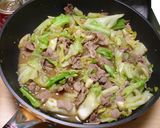 豚肉とキャベツのうま味噌炒め作り方8写真