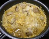 簡単！ローソン鶏の炭火焼☆親子丼作り方4写真