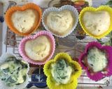蒸しパン〜バナナきな粉&ほうれん草チーズ作り方7写真