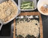 カリフラワーライスだけで低糖質納豆巻き☆作り方3写真