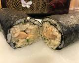 カリフラワーライスだけで低糖質納豆巻き☆作り方5写真