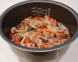 ［簡単 鶏 炊き込みご飯 具だくさん］作り方5写真