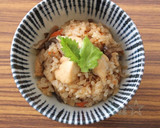 ［簡単 鶏 炊き込みご飯 具だくさん］作り方7写真
