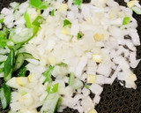 シンプル★中華みそのネギチャーハン作り方1写真