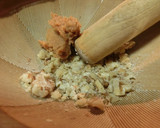もやしと竹輪のクルミ味噌炒め作り方2写真