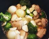 チキンとゴロゴロ野菜のトマト煮込みスープ作り方3写真