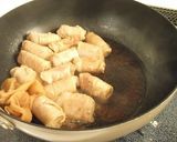 肉巻きごぼうと豆腐の角煮風作り方9写真