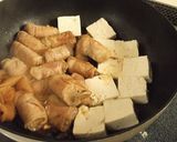 肉巻きごぼうと豆腐の角煮風作り方10写真