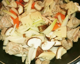豚肉とたっぷり白菜のあんかけ焼きそば☆作り方4写真
