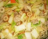 豚肉とたっぷり白菜のあんかけ焼きそば☆作り方6写真