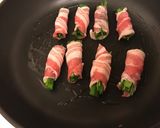 旨味たっぷりニラ肉巻き！玉ねぎソース添え作り方1写真